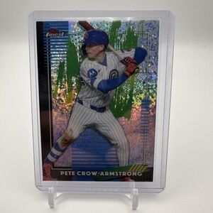 2026 Topps Finest Chicago Cubs Baseball Card Pete Crow-Armstrong MLB 2025